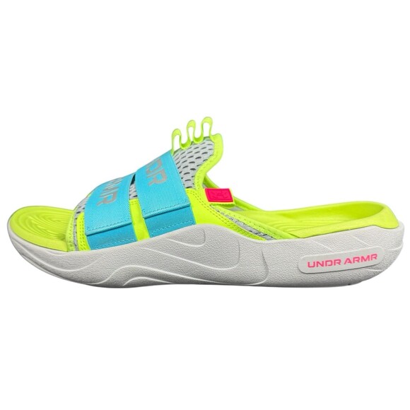 Under Armour UA Ignite Alpha Slides Sandals 3025051-104 Mens 14 Womens 15.5W New - Picture 2 of 9